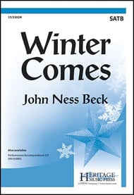 Winter Comes SATB choral sheet music cover Thumbnail